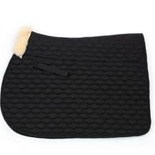 Shires Half Lined Black Saddle Cloth