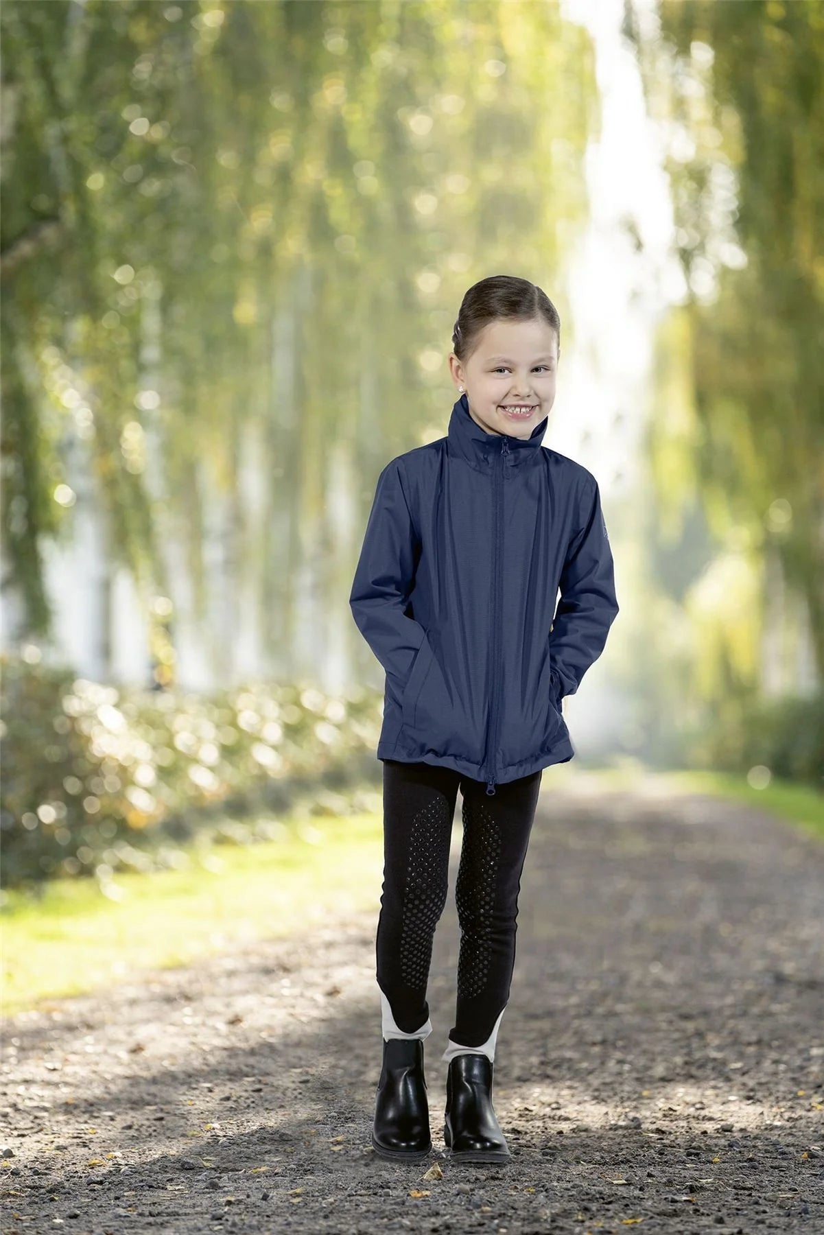 Hkm Kids Rainy Day Deep Blue Rain Jacket