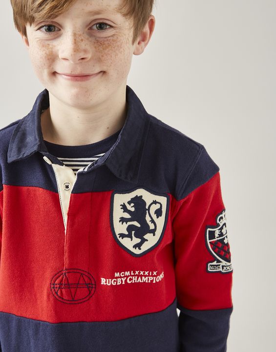 Joules Winner French Navy Rugby Top