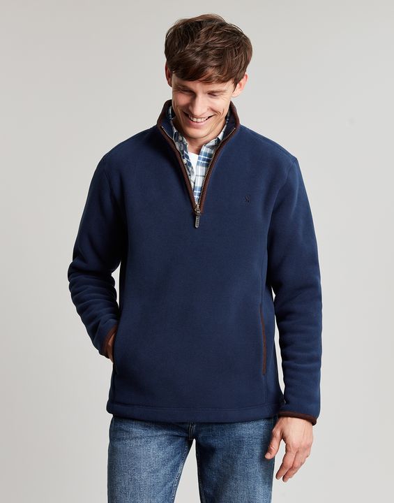 Joules Coxton Marine Navy 1/4 Zip Fleece