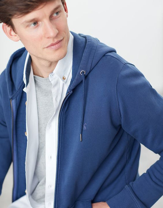 Joules Mayday Sky Blue Zipped Hoody Jacket