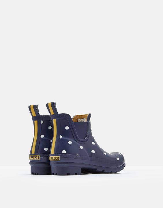 Joules French Navy Spot Wellibob Welly Wearers Country Store