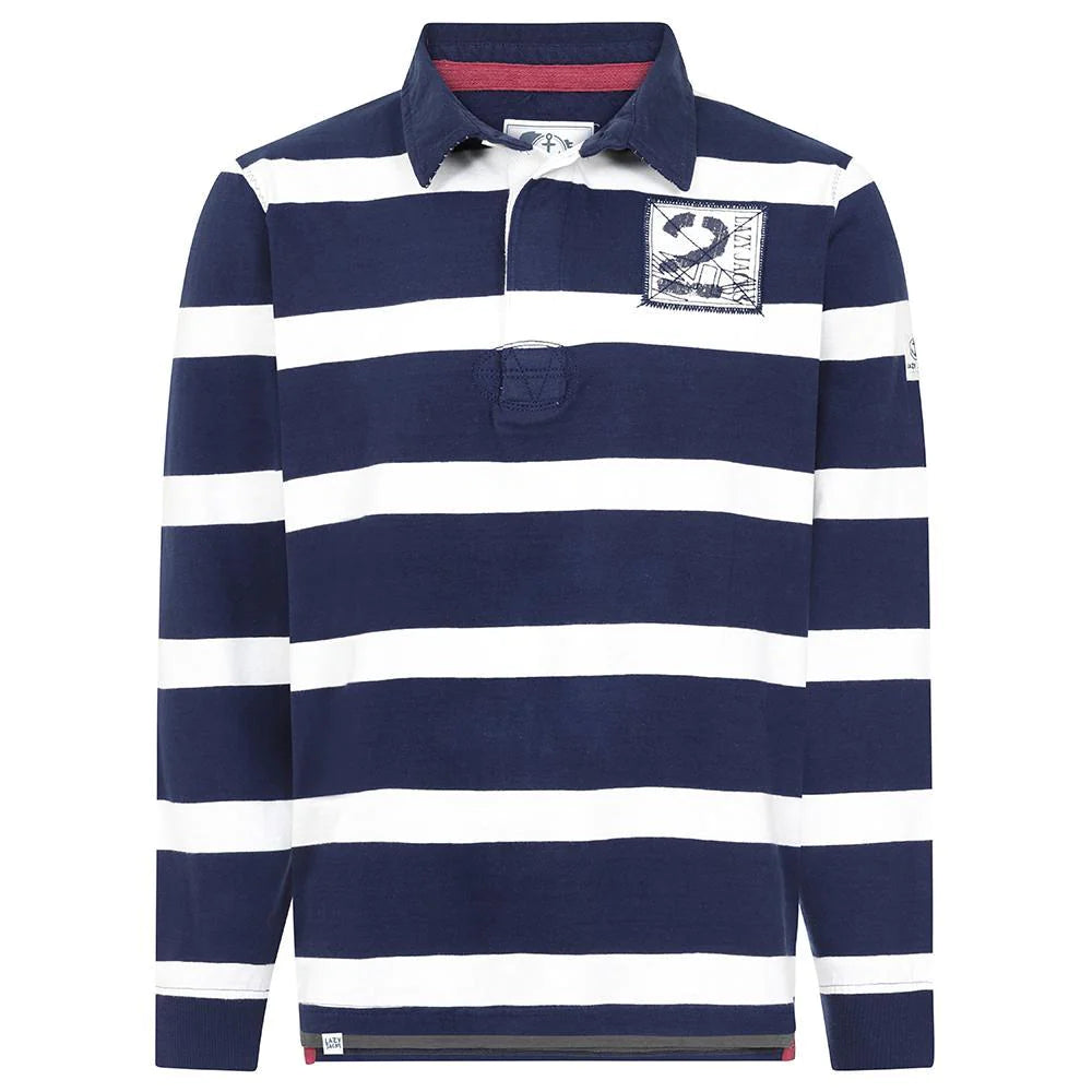 Lazy Jacks Mens Marine Rugby Shirt