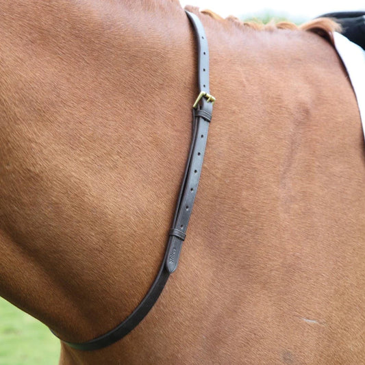 Shires Havana Leather Neck Strap