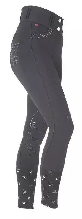 Shires Aubrion Black Queensway Breeches