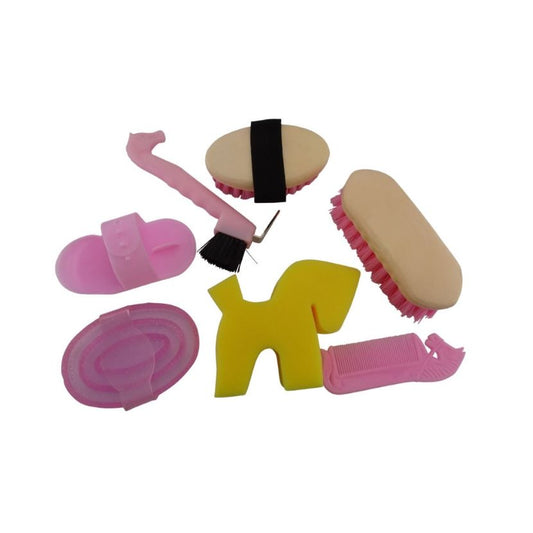 Rainbow Riders Pink Grooming Kit