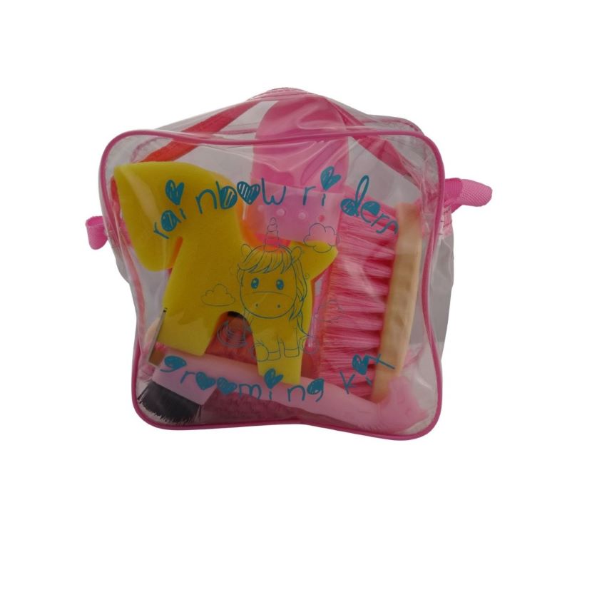 Rainbow Riders Pink Grooming Kit