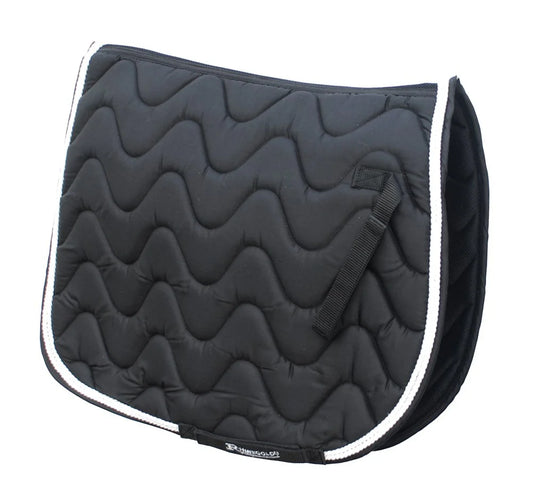 Rhinegold Wave Black Saddle Pad