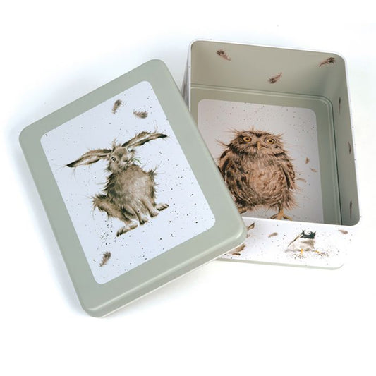 Wrendale 'Hare' Rectangular Tin