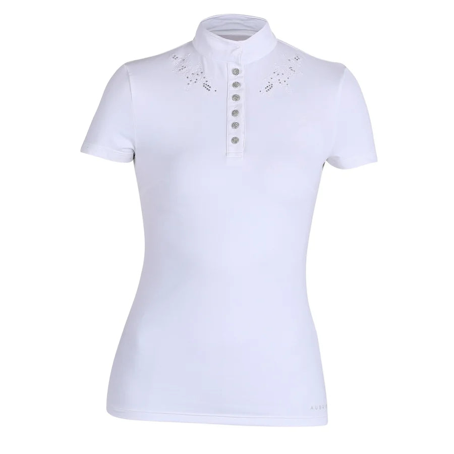 Shires Aubrion Salford White Show Shirt