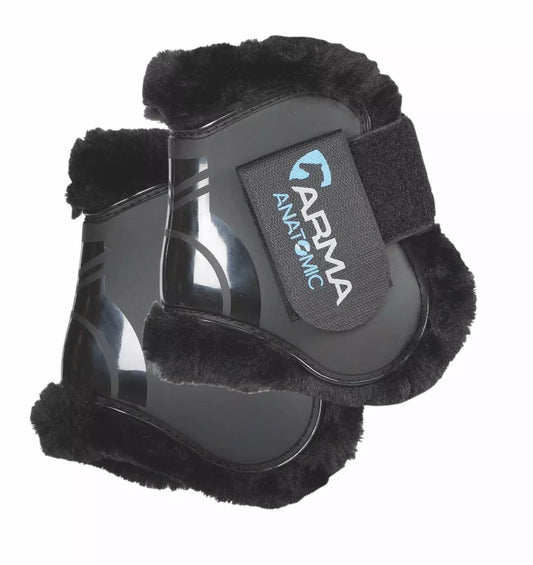 Shires Arma Supafleece Black Fetlock Boots