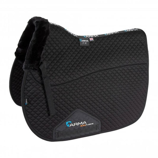 Shires Arma Black SupaFleece Saddle Cloth