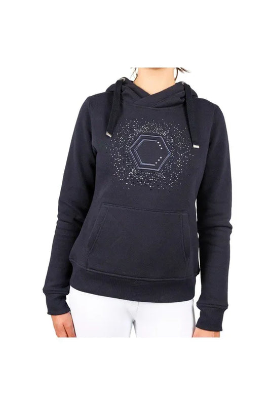 Coldstream Swanlaws Diamonte Hoodie - Navy- Xlarge