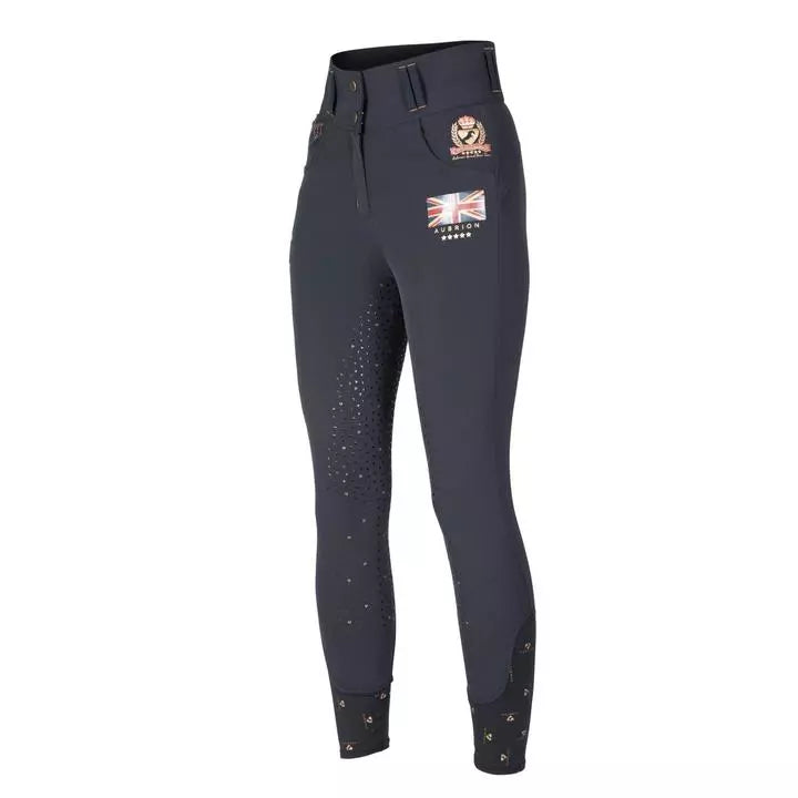 Shires Aubrion Black Team Breeches