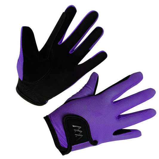 Woof Wear Young Riders Pro Ultra Violet Gloves