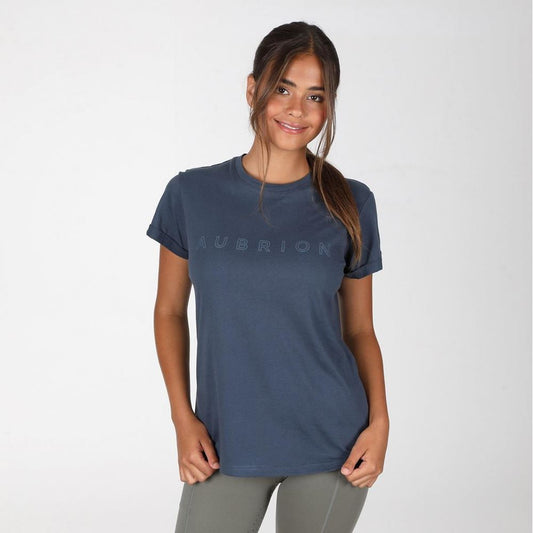 Shires Aubrion Repose Navy T-Shirt - SALE