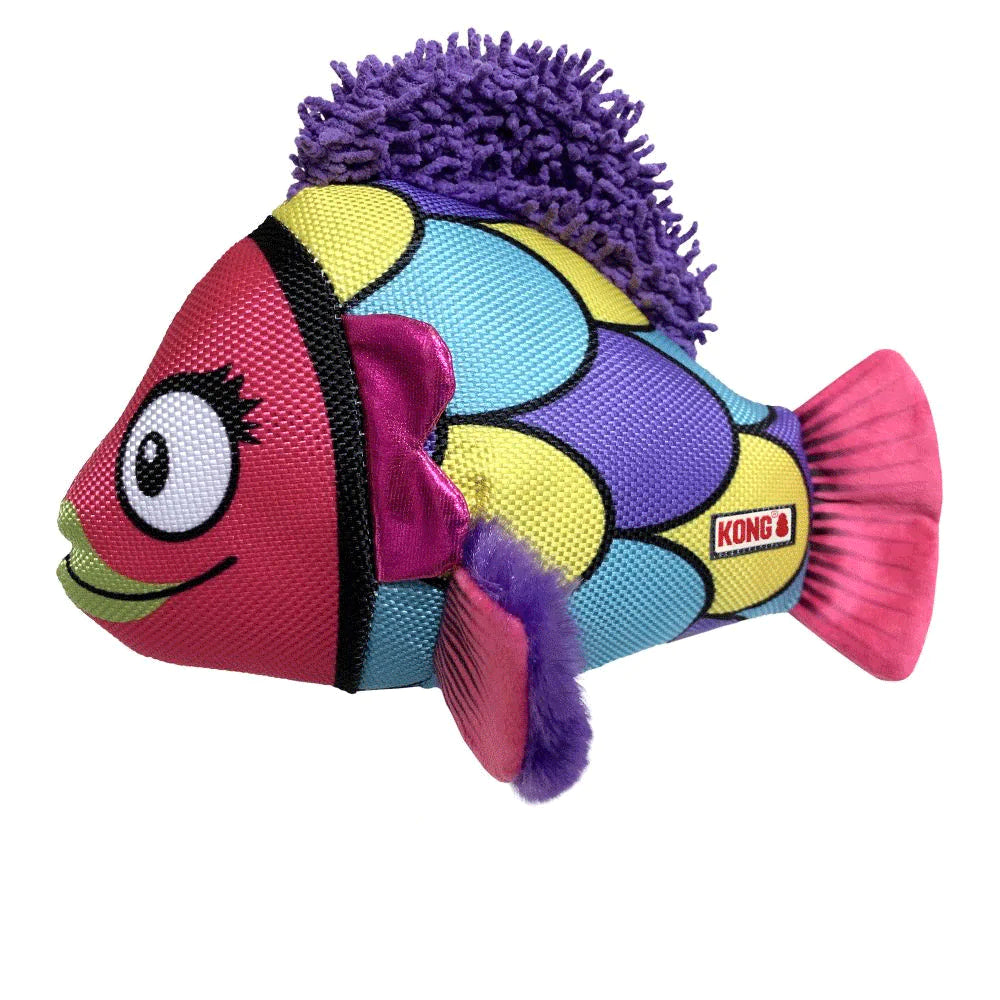 Kong Small  Reeefz Fish Toy