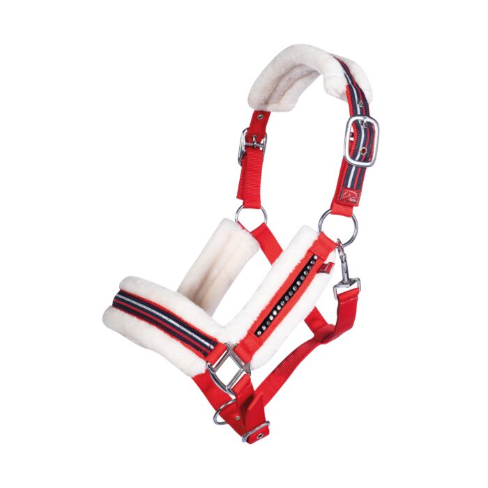 Hkm Red Equine Sport Headcollar