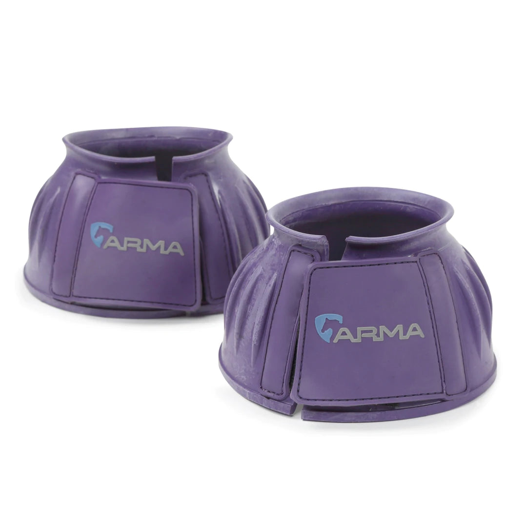 Shires Alma Touch Close Over Reach Boots Purple