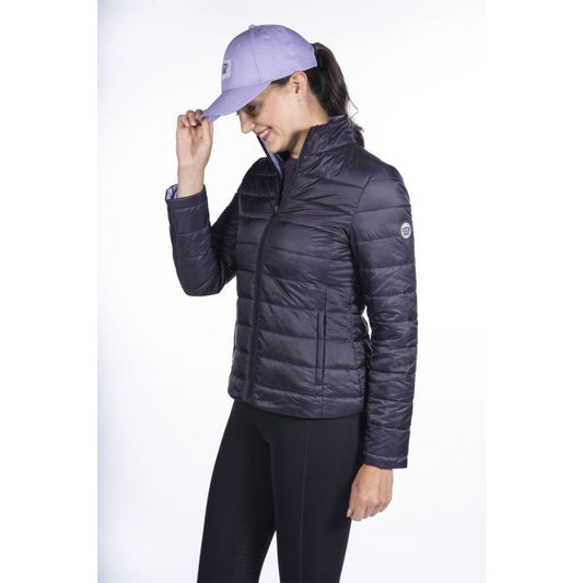 Hkm Lavender Bay Dark Lilac Quilted Jacket