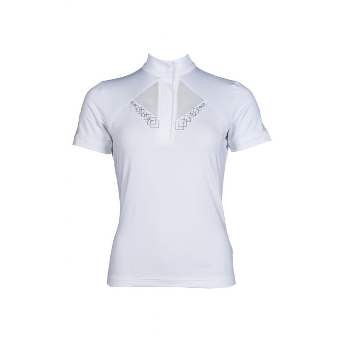 Hkm White Kayla Competiton Shirt