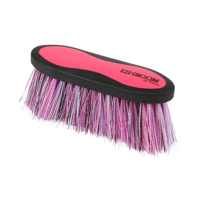 Shires Ezi-groom Grip Long Bristle Dandy Brush