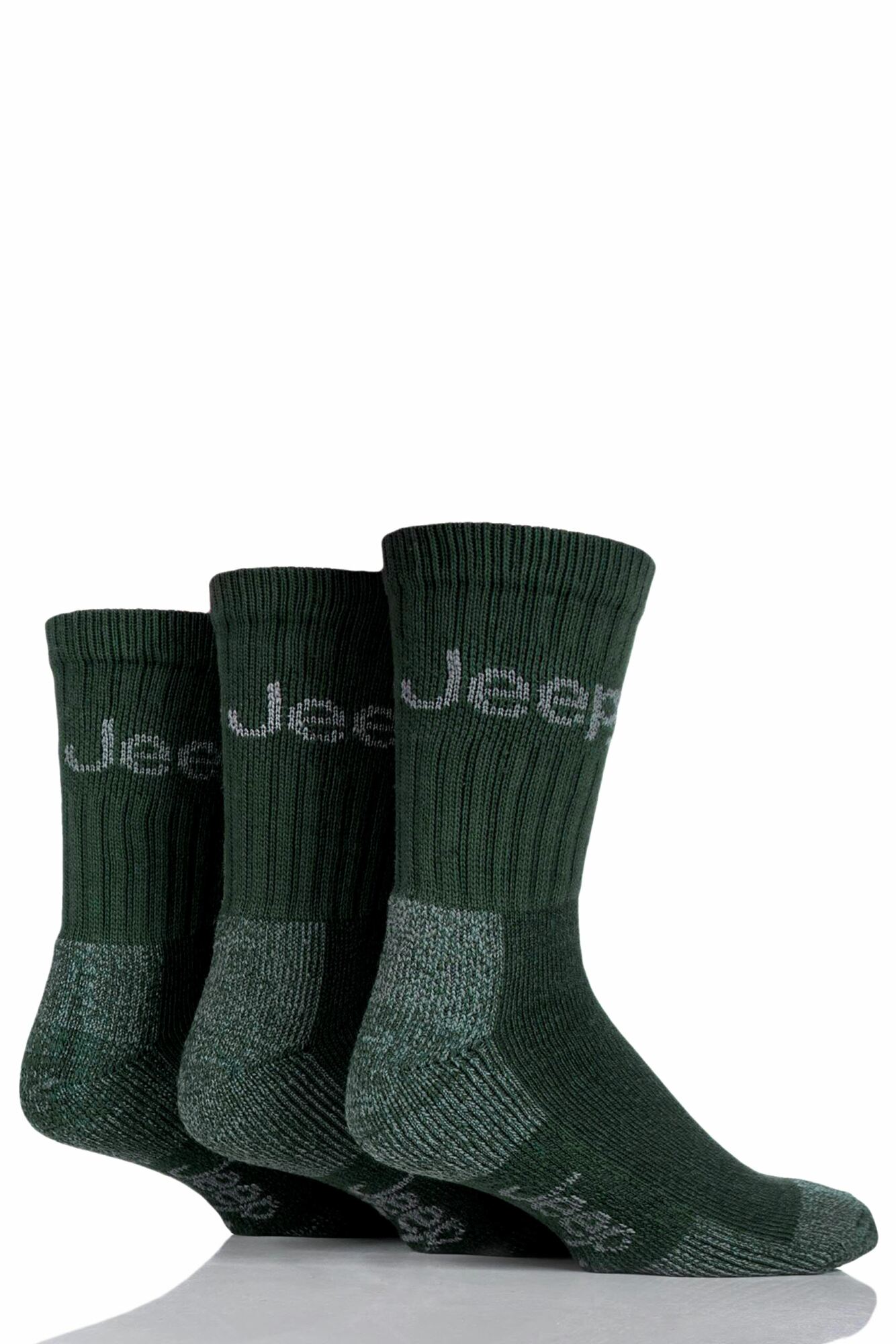 Jeep Mens Socks  - Forest Green