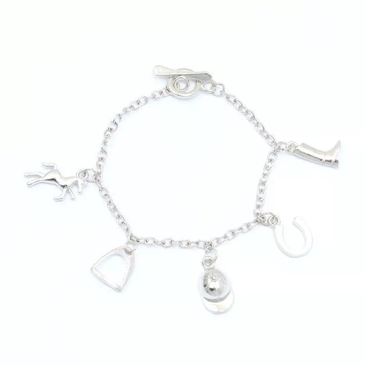 Molly & Rose Horse Charm Chain Bracelet