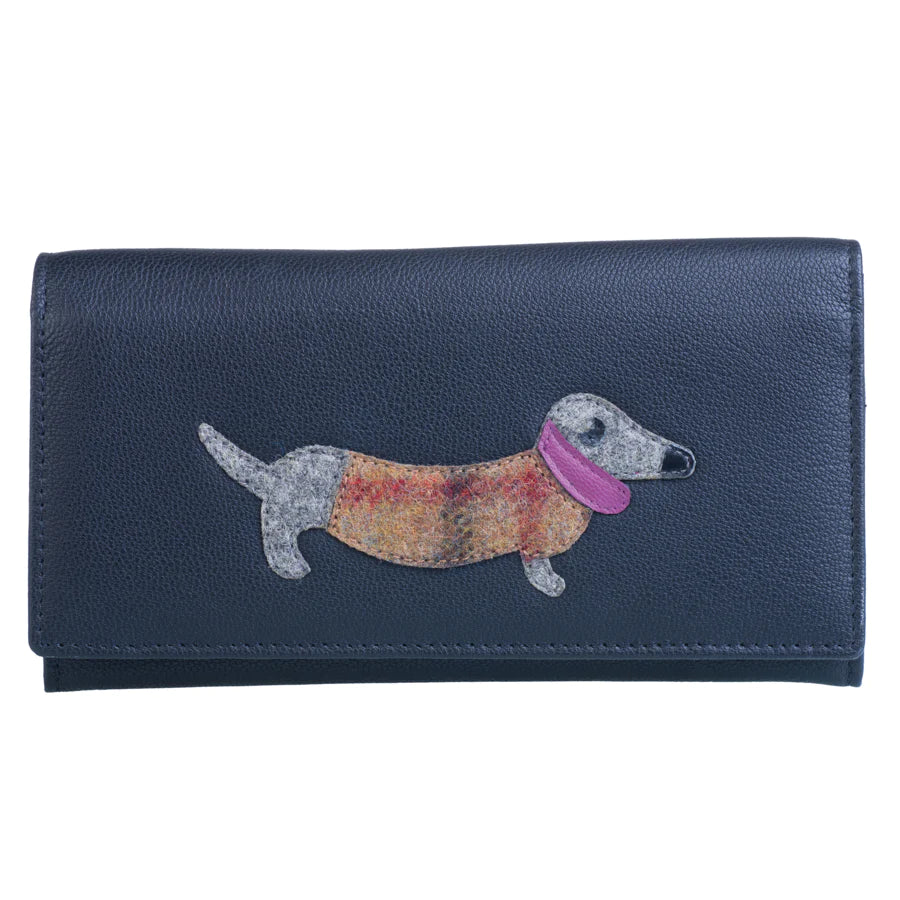 Mala Black Wishaw Sausage Dog Matinee Purse