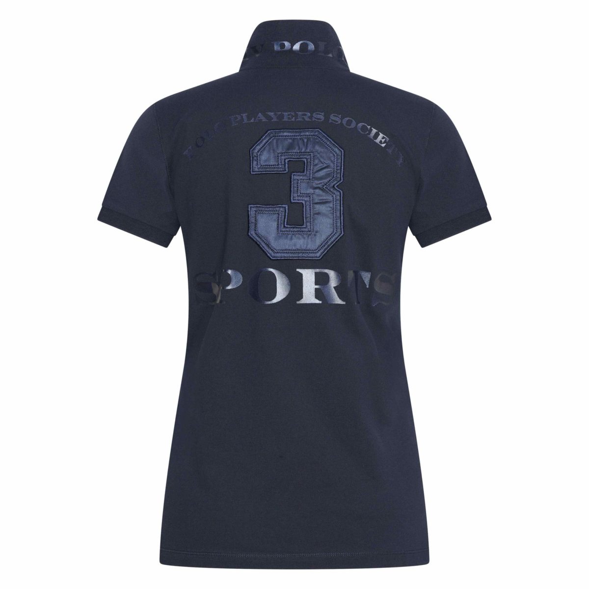 Hv Polo Favoritas EQ Navy Metallic Polo Shirt