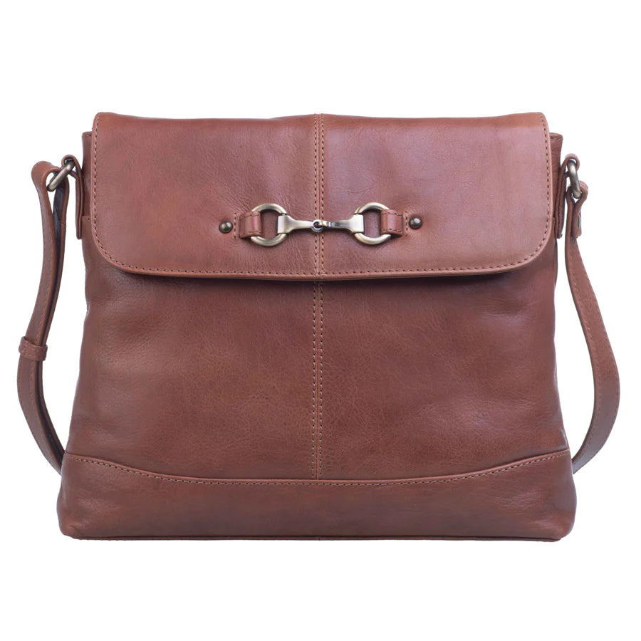 Mala Tan Steed Cross Body Bag