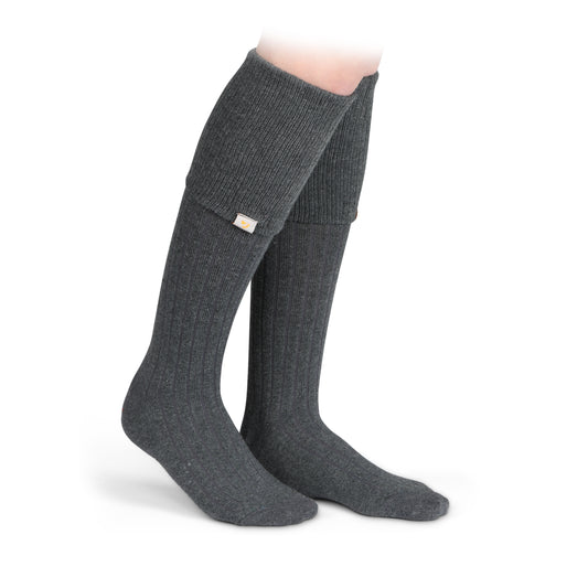 Shires Aubrion Cottonwood Boot Socks - Dark Grey