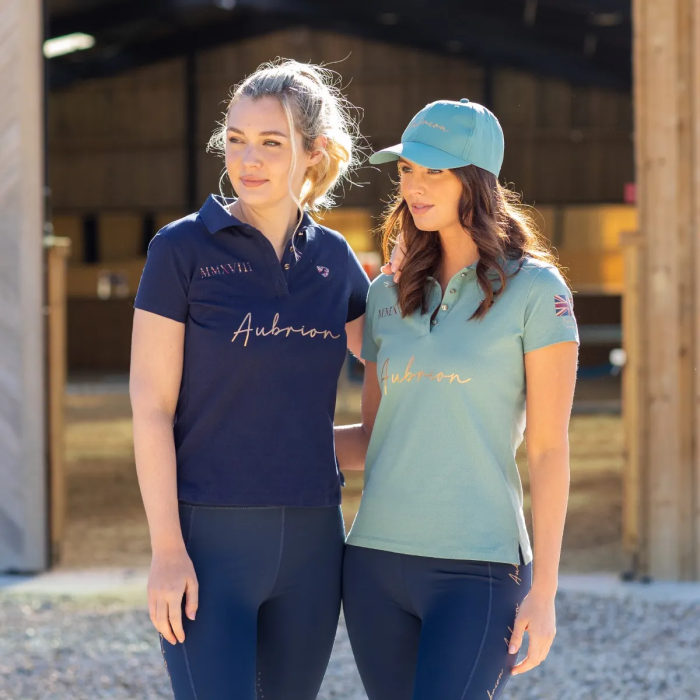 Shires Aubrion Navy Blue Team Polo