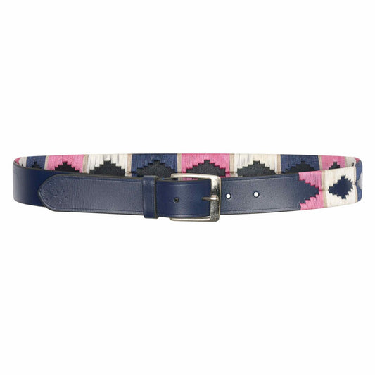 Hv Polo Buenos Aires Navy/Pink Polo Belt