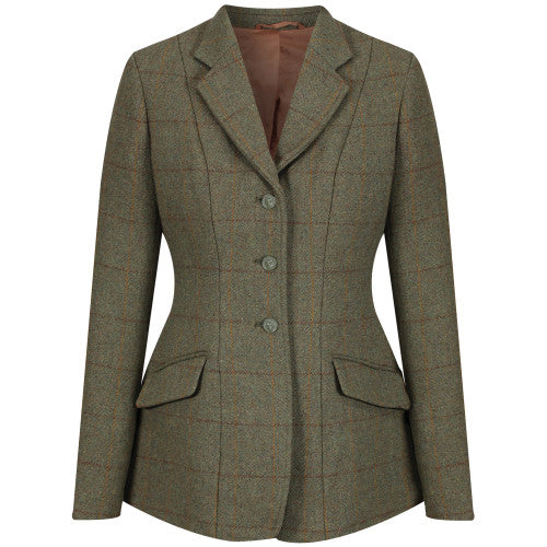 Equetech Claydon Green Tweed Riding Jacket