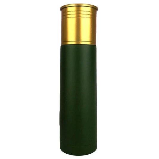 Prohunt Green Thermos Cartridge Shaped Flask