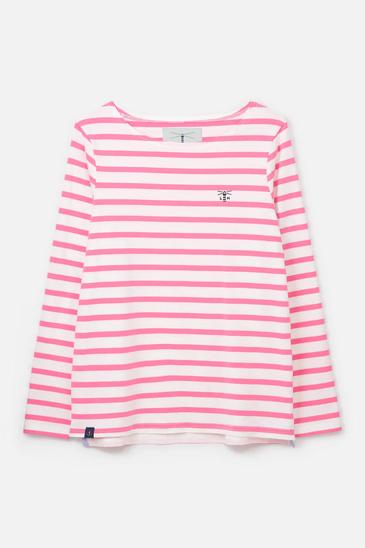 Lighthouse Azalea Pink Stripe Causeway Top