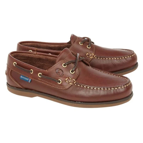 Quayside Clipper Chestnut Deck Shoe