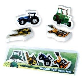 Tractor Ted Eraser Pack