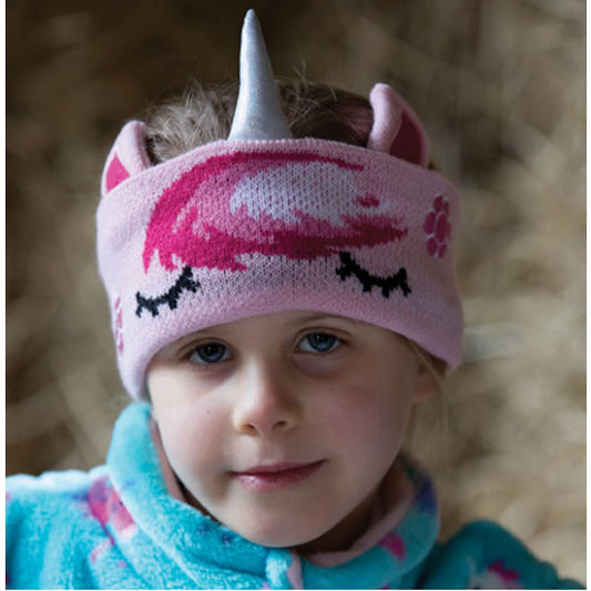 Equitech Twilight Unicorn Knit Headband - Pink