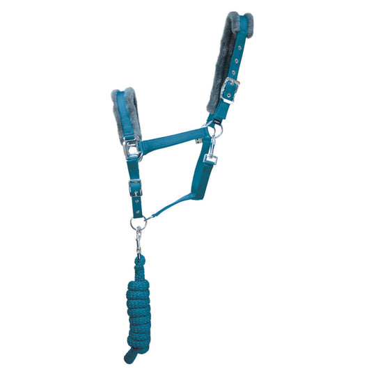 Hy Sport Aegean Green Active Headcollar & Leadrope