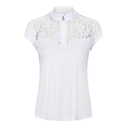 Equetech Mia Lace White Competition Shirt