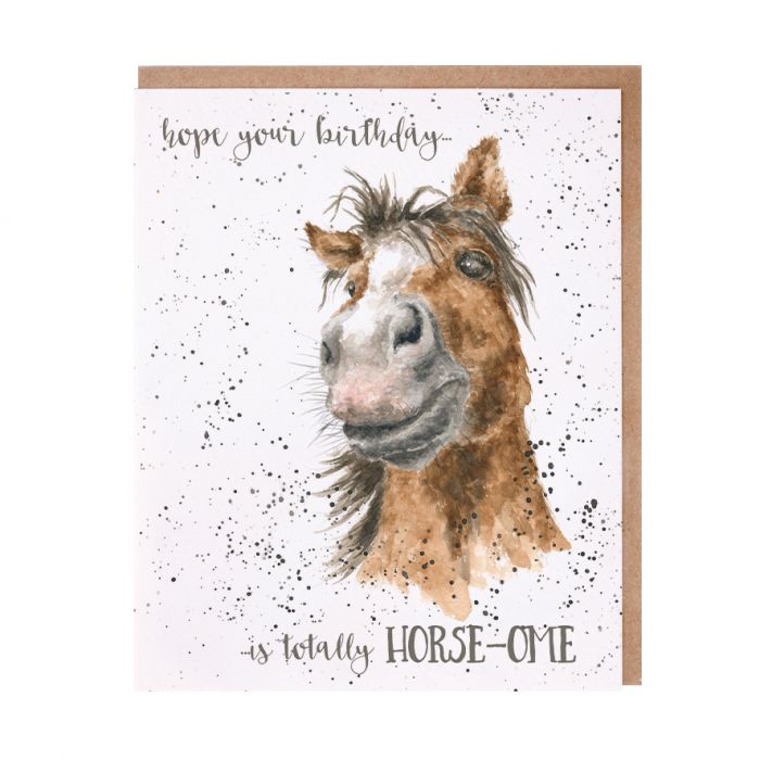 Wrendale 'horse-ome' Card