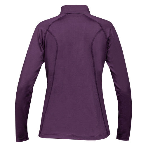 Equetech Signature Zip Thermal Berry/Rose Base Layer