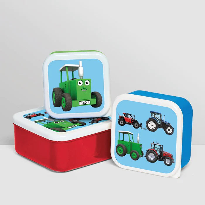 Tractor Ted Tractor Set Of 3 Lunch Boxes