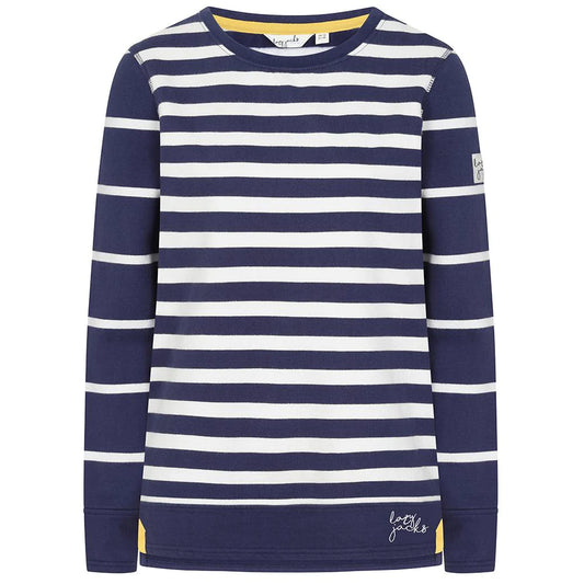 Lazy Jacks Twilight Stripe Crew Neck Sweatshirt