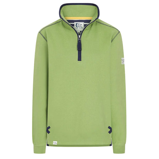 Lazy Jacks Lime Super Soft 1/4 Zip Sweatshirt