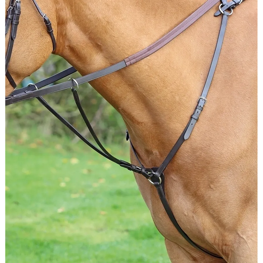 Shires Velociti Gara Havana Hunt Weight Breastplate