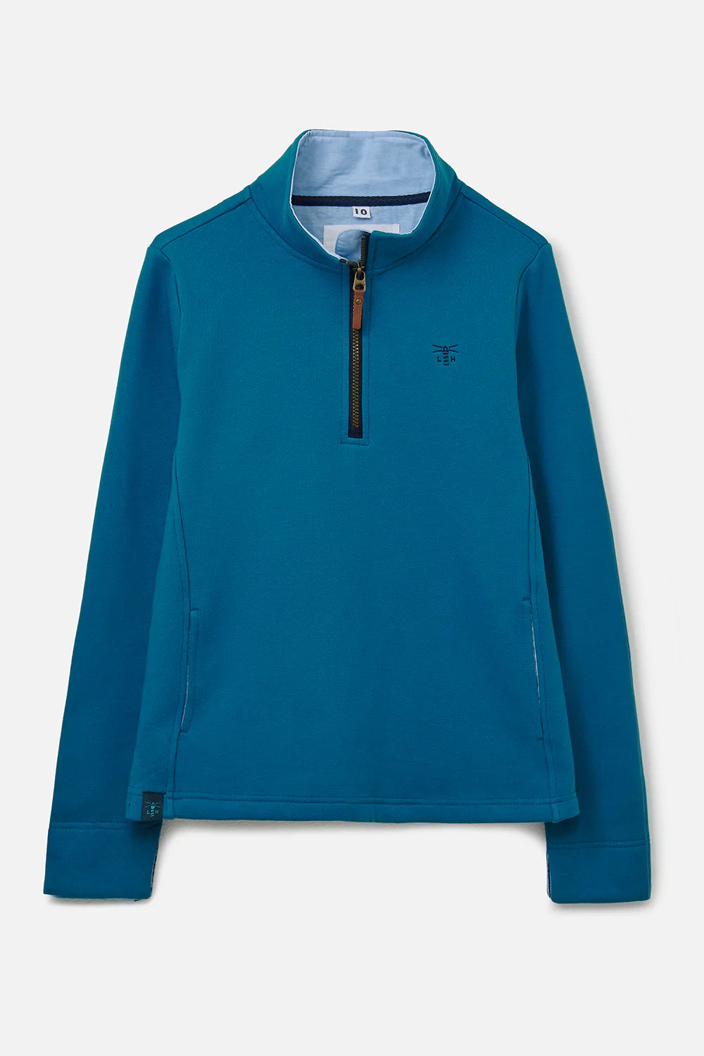 Lighthouse Teal 1/4 Zip Jumper