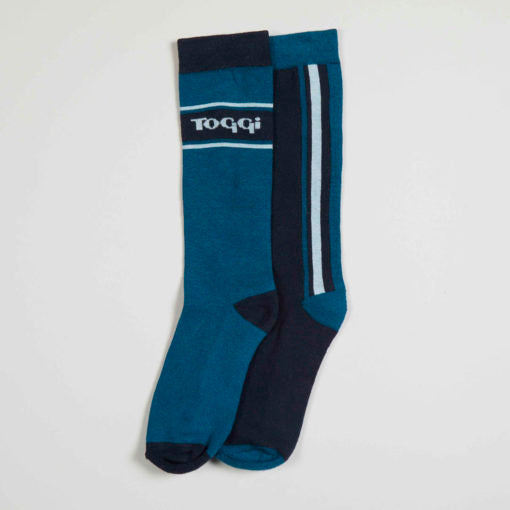 Toggi Eco Band Teal/Navy Mens Socks